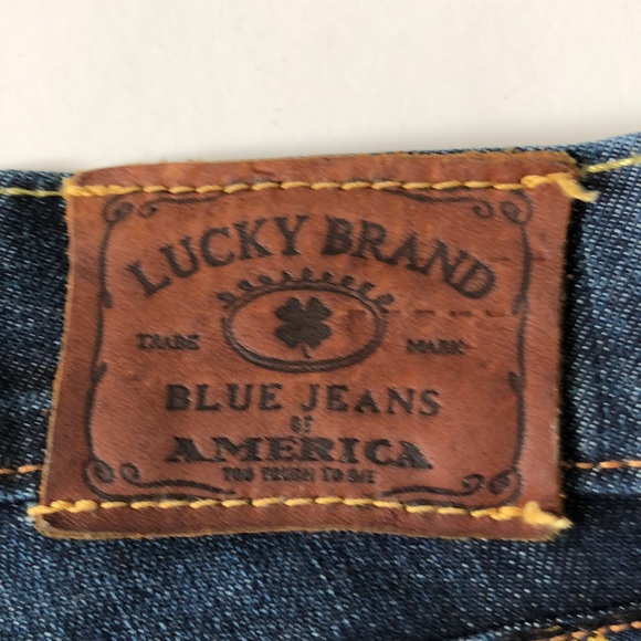 Lucky Brand size 25 Blue Jean Denim Boot cut zipper 5 pocket Excellent Condition - Picture 10 of 10